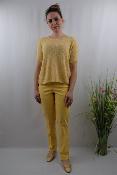 PANTALON DROIT MADE IN SENS MUSTARD