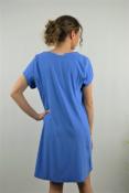 ROBE  POISSONS BLANCS