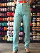 PANTALON DROIT PAZ TORRAZ TURQUOISE