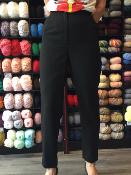 PANTALON A PINCE MIRMIL NOIR