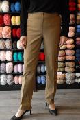 PANTALON DROIT MADE IN SENS CAMEL