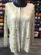 TWIN SET ECRU et DORE PASSIONI